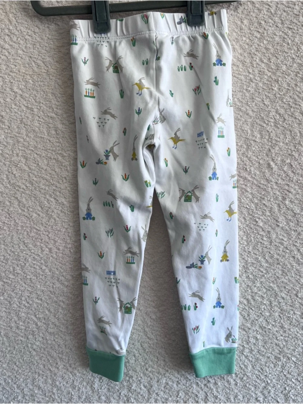 LAKE Infant Pima‎ Cotton Bunnies Spring Pajama Pants Size 4T
